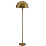 Merlin Floor Lamp - Antique Brass / Antique Brass