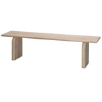 Arc Bench - Natural Wood