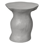 Sculpt Accent Table - Rustic Cement