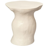 Sculpt Accent Table - Cream