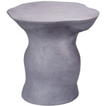 Sculpt Accent Table - Steel Grey