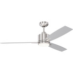 Nuvel Ceiling Fan with Light - Satin Nickel / Satin Nickel