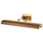 Winchfield Picture Light - Aged Brass / Oak