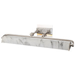 Winchfield Picture Light - Polished Nickel / White Marble
