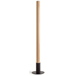 Estela Floor Lamp - Black / Natural Beech Wood