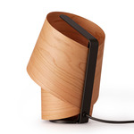 Tiny Table Lamp - Black / Natural Cherry