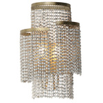 Fontaine Wall Light - Golden Silver / Weathered Wood