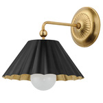 Primrose Wall Light - Gold / Black