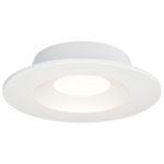 Crisp 3000K LED Ceiling Light - White