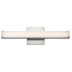 Spec Color Select Bathroom Vanity Light - Satin Nickel / White