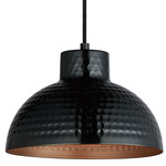 Rockport Pendant - Black / Black/ Copper