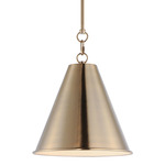 Veritas Pendant - Heritage Brass