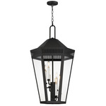 Oxford Outdoor Pendant - Black / Clear