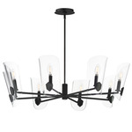 Armory Chandelier - Black / Clear