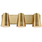 Helsinki Bathroom Vanity Light - Natural Aged Brass