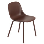 Fiber Outdoor Chair - Brown Red