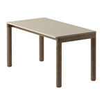 Couple Coffee Table - Dark Oiled Oak / Wavy Sand