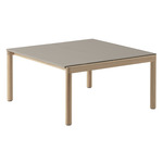 Couple Coffee Table - Oak / Plain Taupe