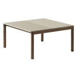 Couple Coffee Table - Dark Oiled Oak / Wavy Sand