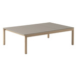 Couple Coffee Table - Oak / Plain Taupe
