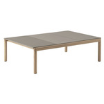 Couple Coffee Table - Oak / Wavy Taupe