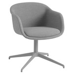 Fiber Conference Armchair Swivel Base - Grey / Remix 133