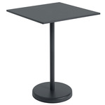 Linear Square Cafe Table - Black