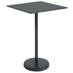 Linear Square Cafe Table - Black