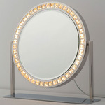 Marilyn Table Top Vanity Mirror - Chrome / Mirror