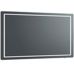 Compact Color-Select LED Mirror - Black / Mirror