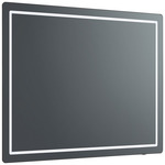 Compact Color-Select LED Mirror - Black / Mirror