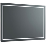 Compact Color-Select LED Mirror - Black / Mirror