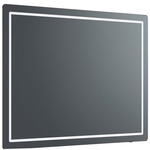 Compact Color-Select LED Mirror - Black / Mirror