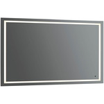 Track Color-Select LED Mirror - Black / Mirror