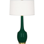 Delilah Table Lamp - Jungle / Oyster Linen