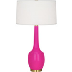 Delilah Table Lamp - Razzle Rose / Oyster Linen