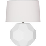 Franklin Table Lamp - Matte Daisy / Oyster Linen