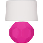 Franklin Table Lamp - Razzle Rose / Oyster Linen