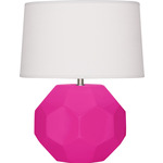 Franklin Table Lamp - Razzle Rose / Oyster Linen