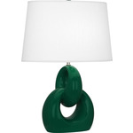 Fusion Table Lamp - Jungle / Oyster Linen