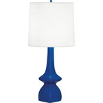 Jasmine Table Lamp - Cobalt / Oyster Linen