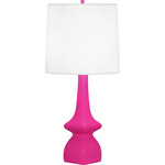 Jasmine Table Lamp - Razzle Rose / Oyster Linen