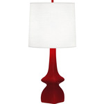 Jasmine Table Lamp - Sangria / Oyster Linen