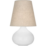 June Table Lamp - Daisy / Buff Linen