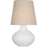 June Table Lamp - Daisy / Buff Linen