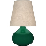 June Table Lamp - Jungle / Buff Linen