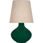 June Table Lamp - Jungle / Buff Linen