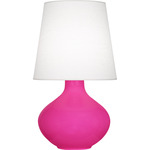June Table Lamp - Razzle Rose / Oyster Linen