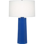 Mason Table Lamp - Cobalt / Oyster Linen