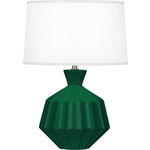 Orion Table Lamp - Jungle / Oyster Linen